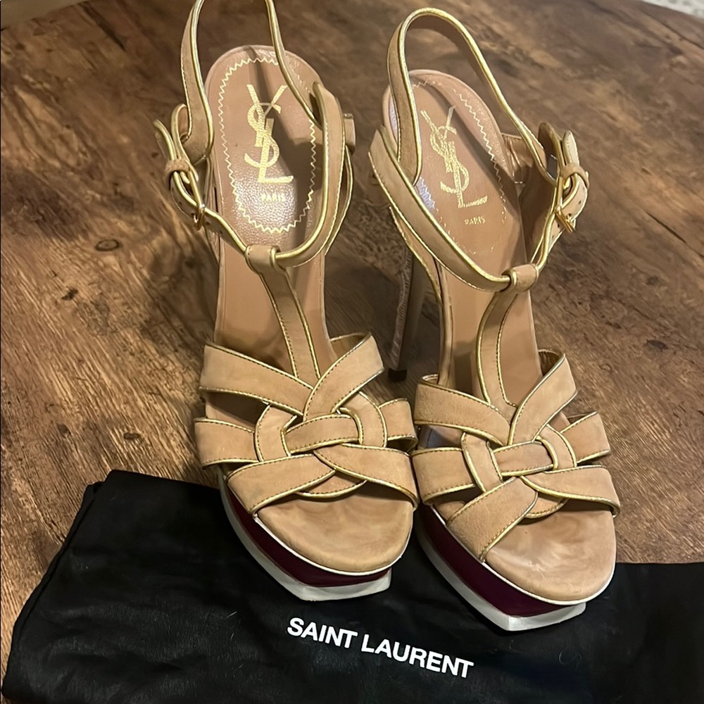 Saint Laurent Tribute Platform Heels